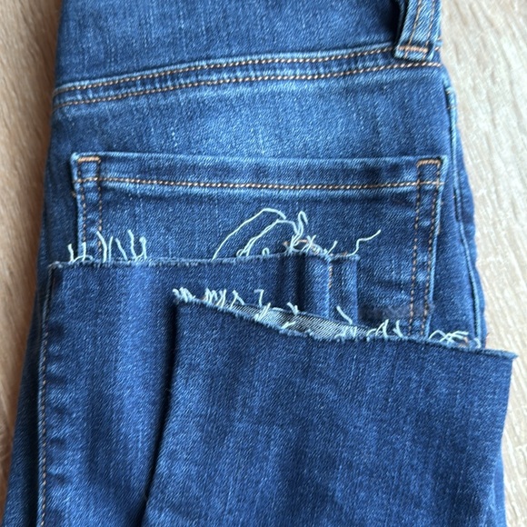 American Eagle Super Stretch Hi-Rise Jegging Crop Jeans in dark wash - 00R - Picture 5 of 5